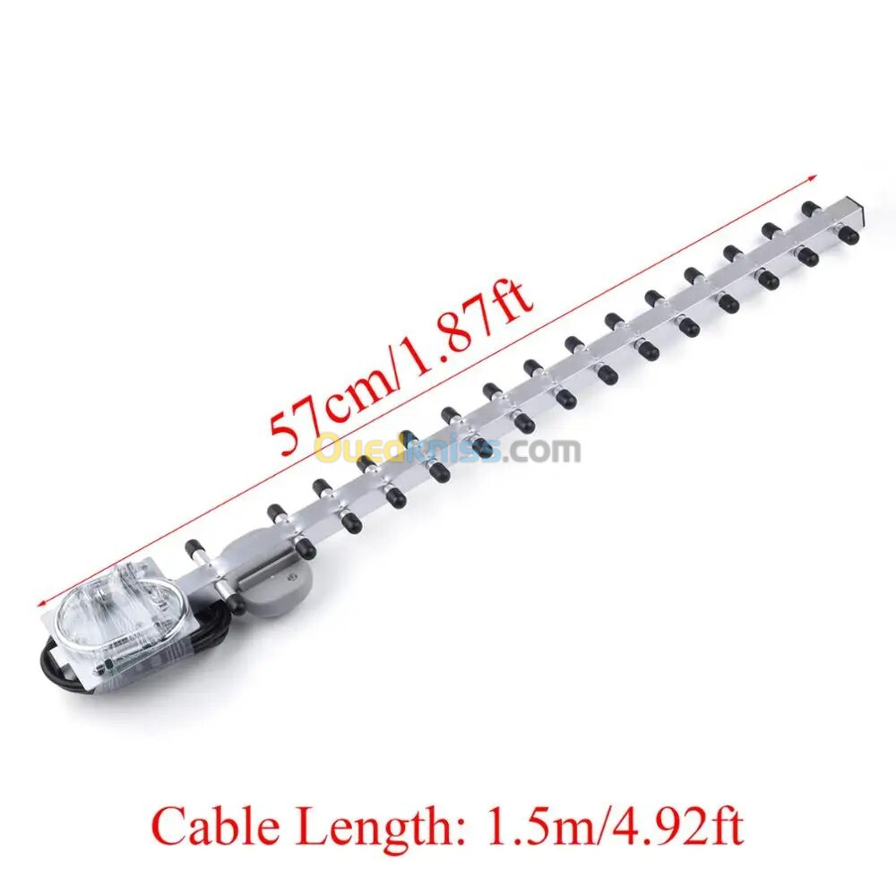 ANTENNE EXTERIEURE 4G , 25DBI , 791-2690MHZ 01FICHE SMA (M) (C338) REF: 2453