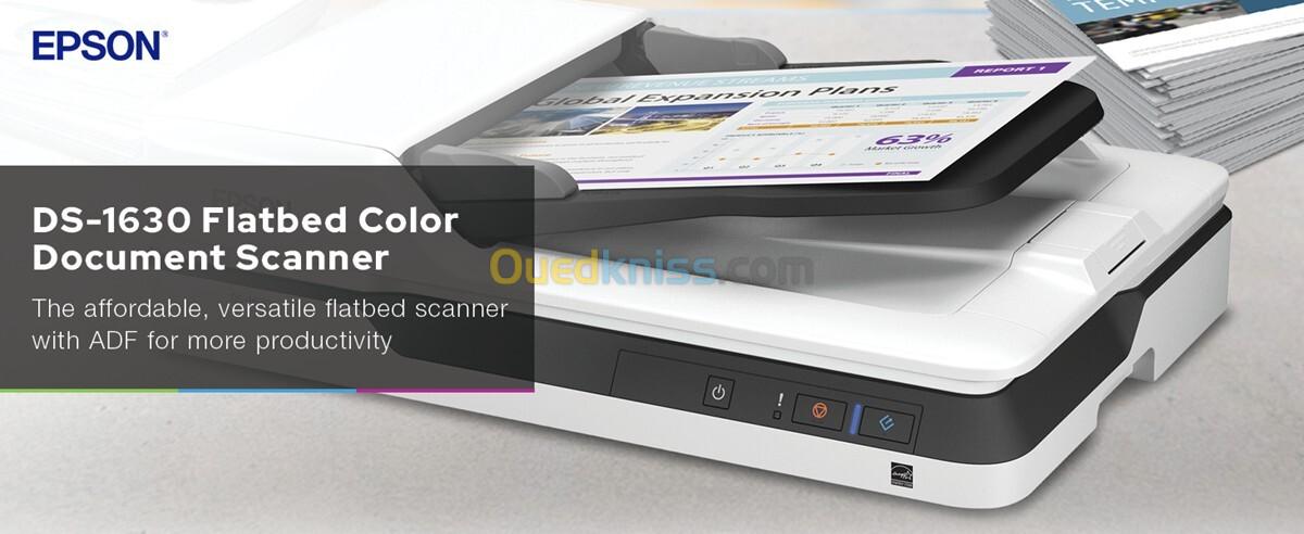 Scanner Epson Workforce DS-1630 1200x1200dpi ADF R-verso 25ppm /REF: 1929