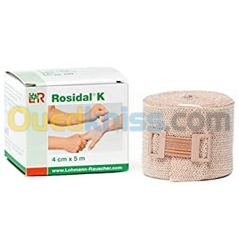 Rosial K bande de compression 12cm - 10cm - 8cm - 4cm X 5m