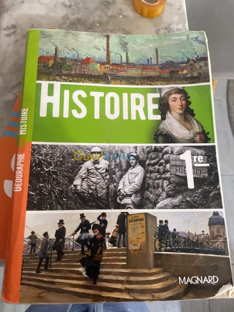 Livre de première histoire et géographie programme français 