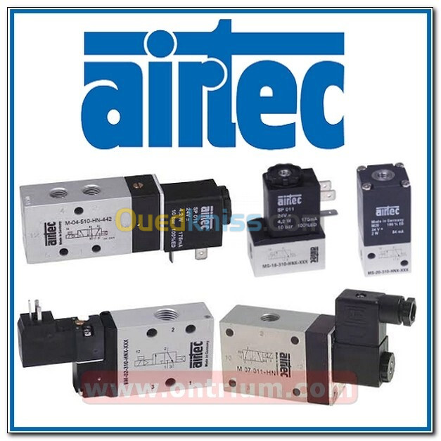 Distributeur Pneumatique - BOBINE DISTRIBUTEUR - AIRTEC AIRTAG - ELECTRODISTRIBUTEUR - VERIN 