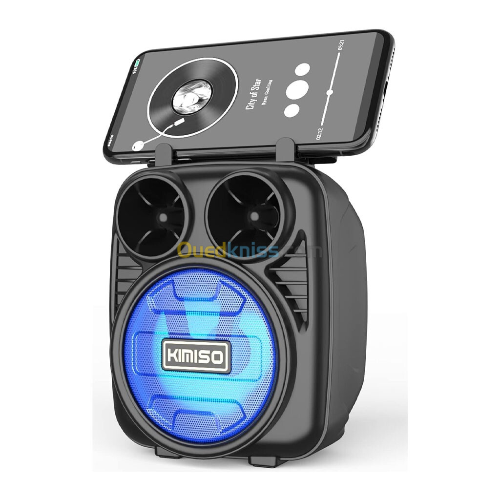 Haut-parleur KST-1182 sans fil portable Bluetooth Support USB, Micro SD, radio FM et AUX