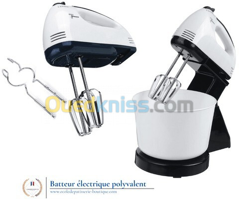 Scarlett Batteur Avec Bol Inox 200W Mini Pétrin 7 Vitesses