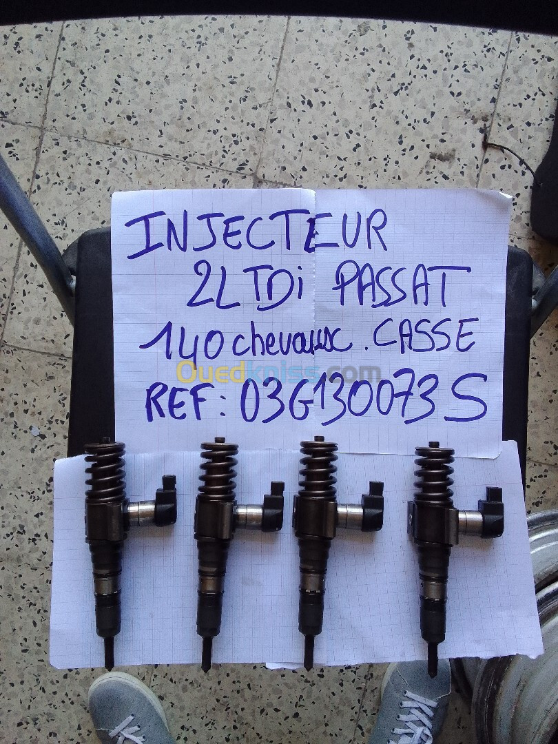 Injecteur Passat 2L tdi 140 chevaux (CASSE)) 