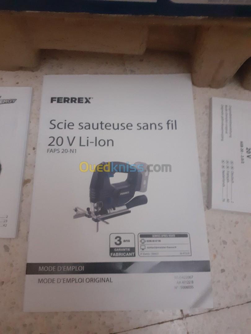 Scie Sauteuse sans fil Ferrex 20V 