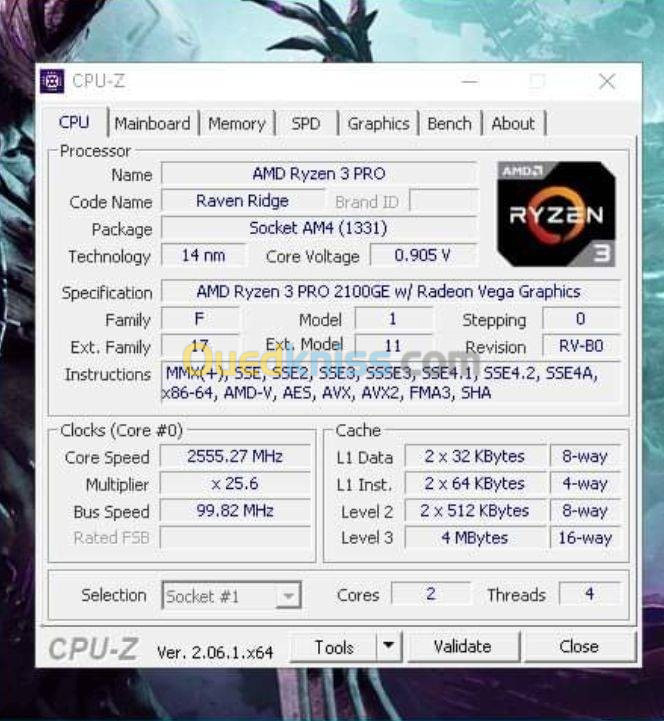 Ryzen 3 2100 discount x