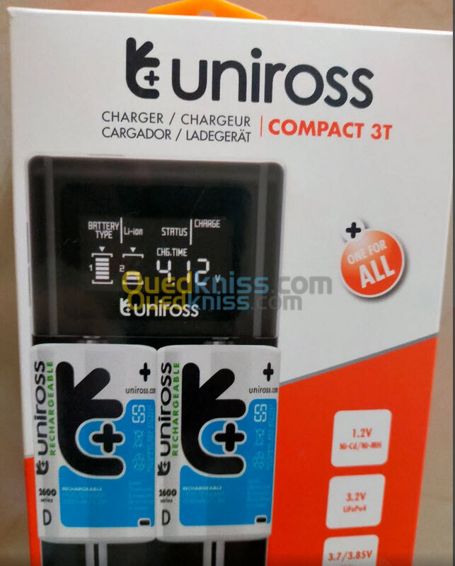 Vente chargeur uniross neuf avec afficheur