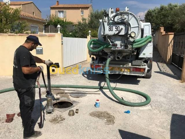 Camion débouchage canalisation Algérie 