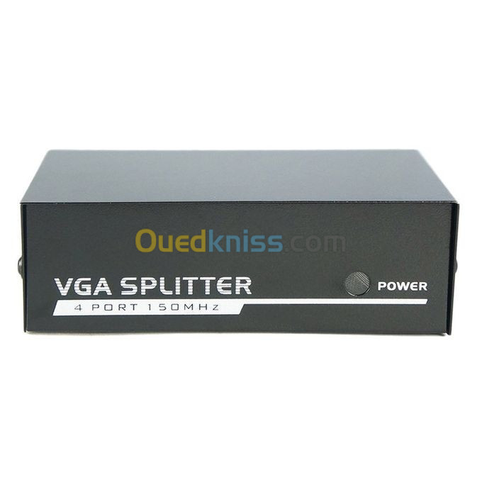 SPLITTER VGA MÂLE VERS VGA FEMELLE - NOIR