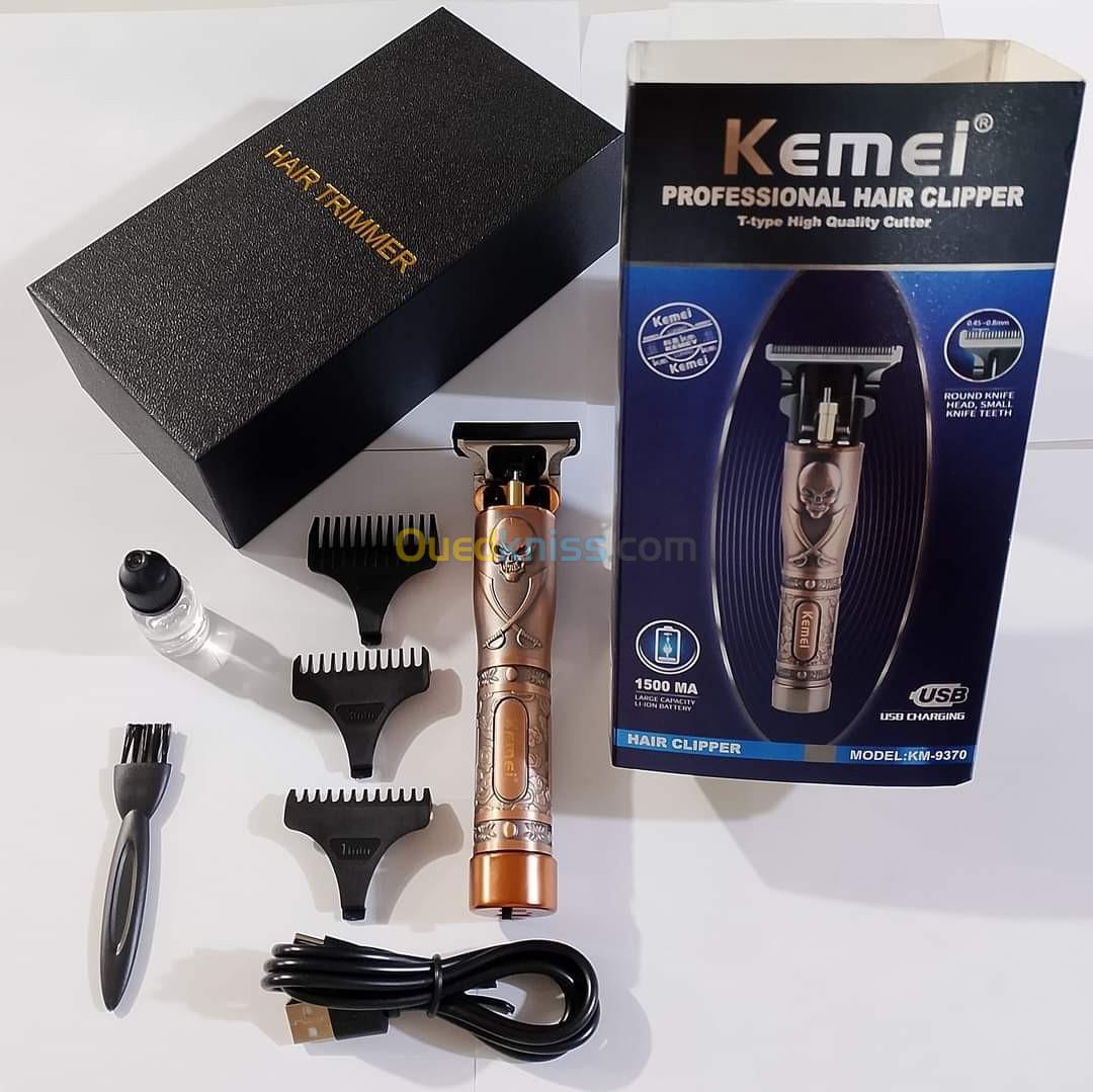 Pack Tondeuse kemei 9370 + rasoir kemei 2024