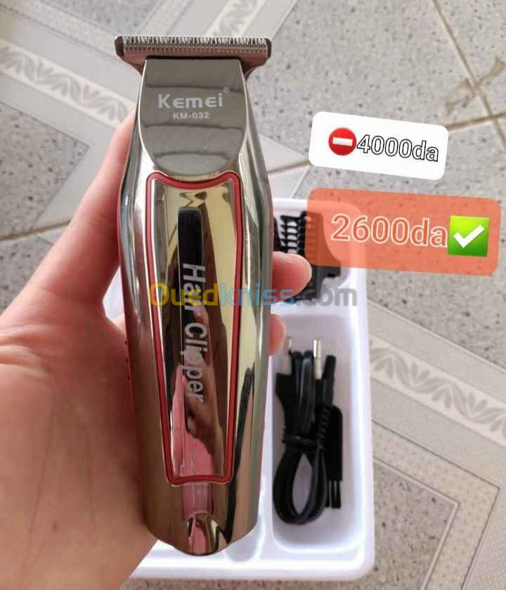 Tondeuse kemei rechargeable km032 special zéro