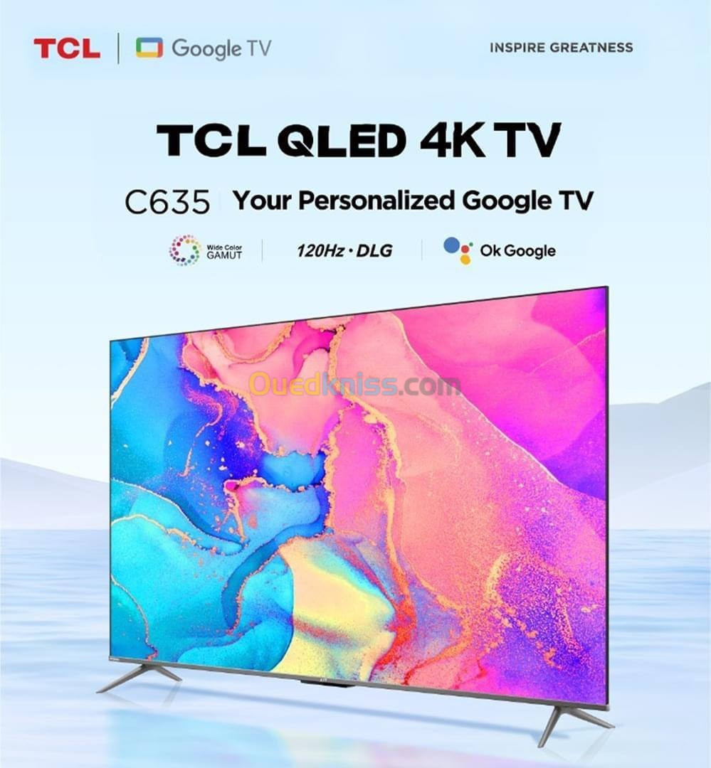 Télévision 50 Pouces TCL 4K HDR Google TV