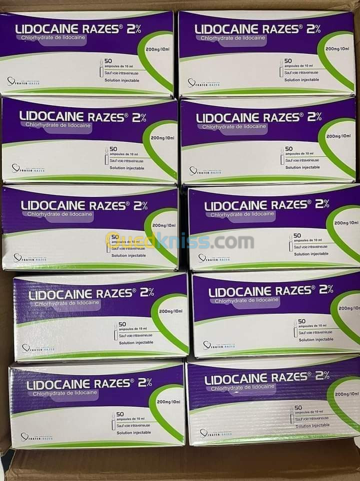 Lidocaine 2% injectable disponible 