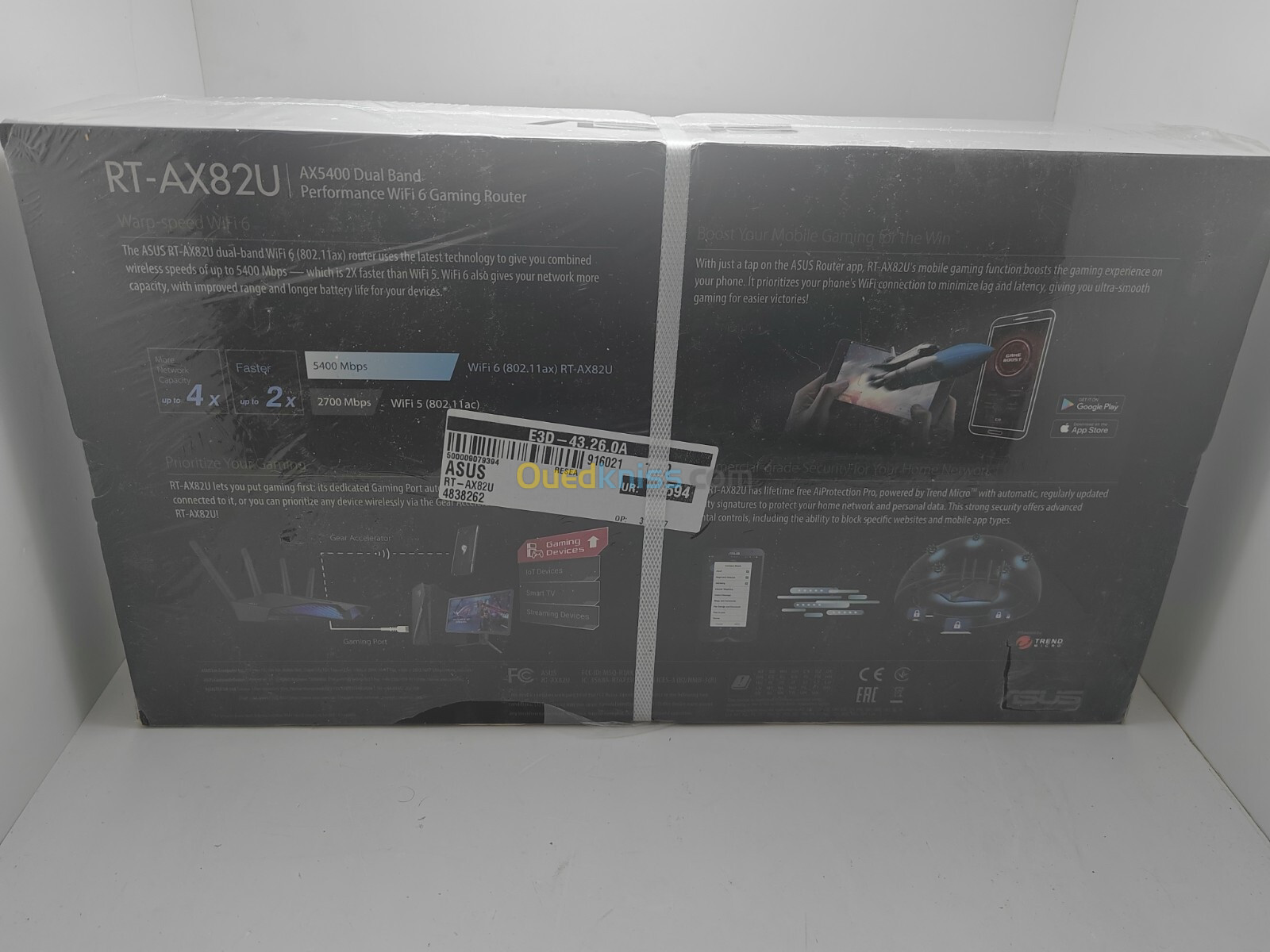 ASUS RT-AX82U Wifi 6 AX 5400 Router Gaming