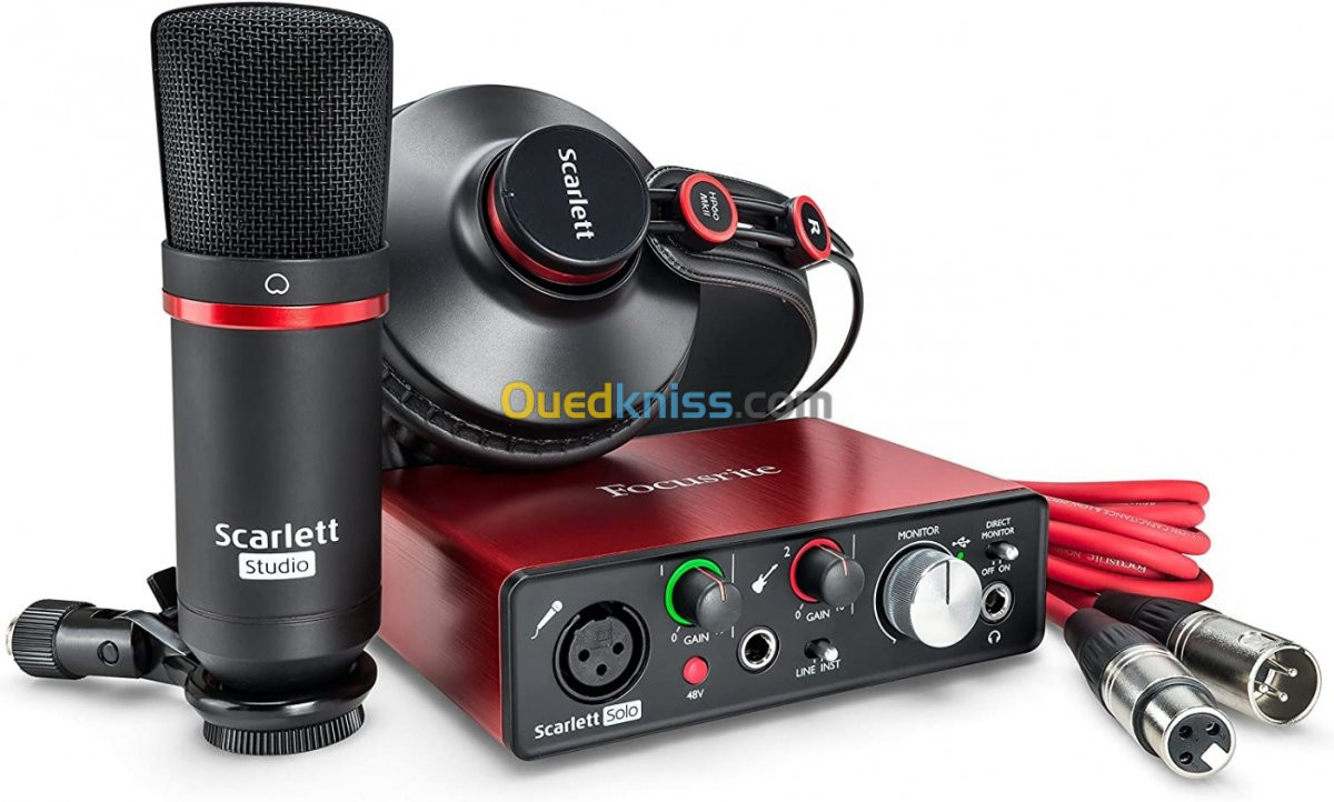 Focusrite Scarlett2-soloStudio Pack g3