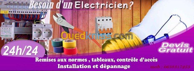 electricien batiment et industriel