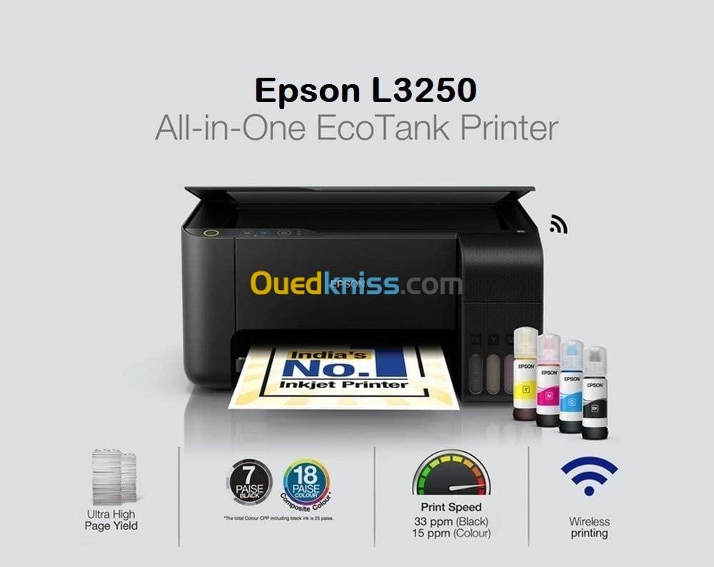 Imprimante Epson L3250 Couleur 3en1 avec Wi-Fi