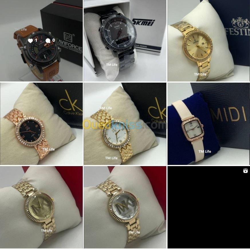 collection montres تشكيلة من الساعات الفاخرة