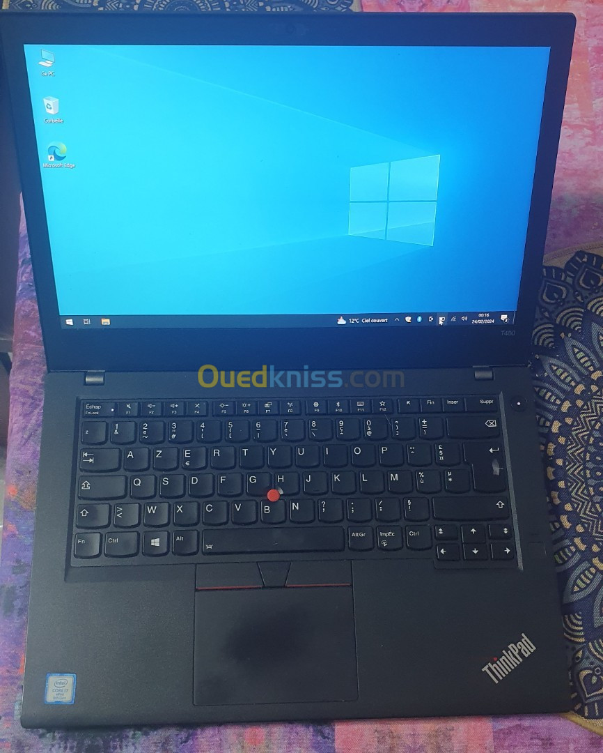 Lenovo ThinkPad T480 I7-8650u 16G RAM 512GO NVME NVIDIA Geforce MX150 FHD Tactile