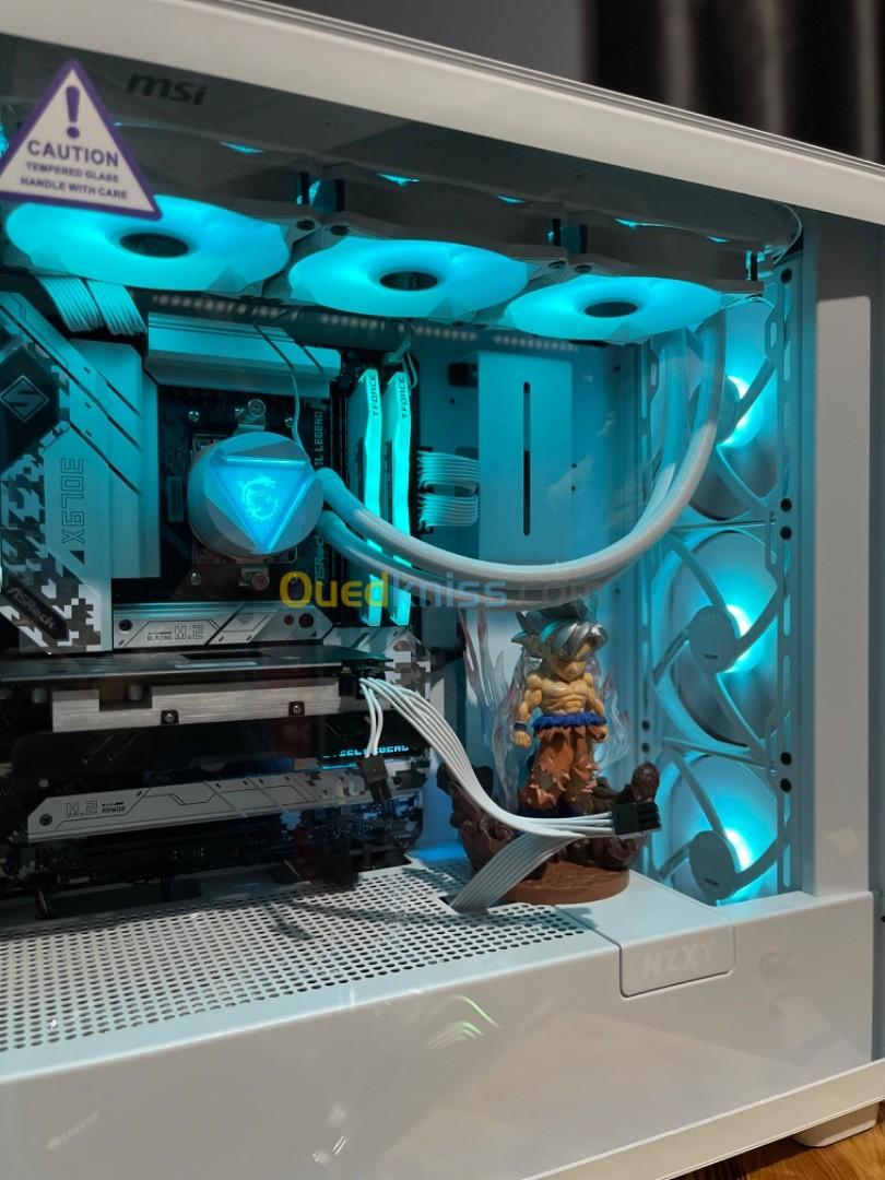 Pc gaming fully white sans Gpu