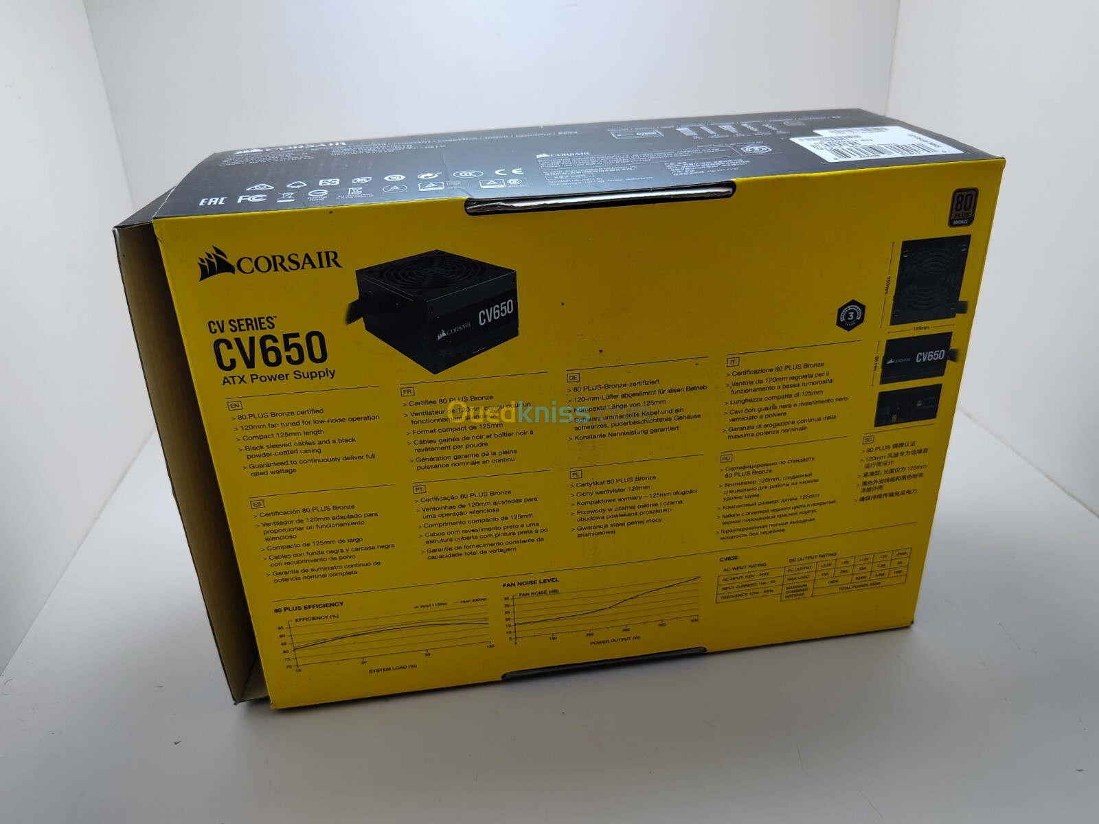 Power supply Corsair CV650 80PLUS Bronze