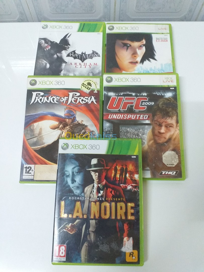 5 jeux Xbox 360 original