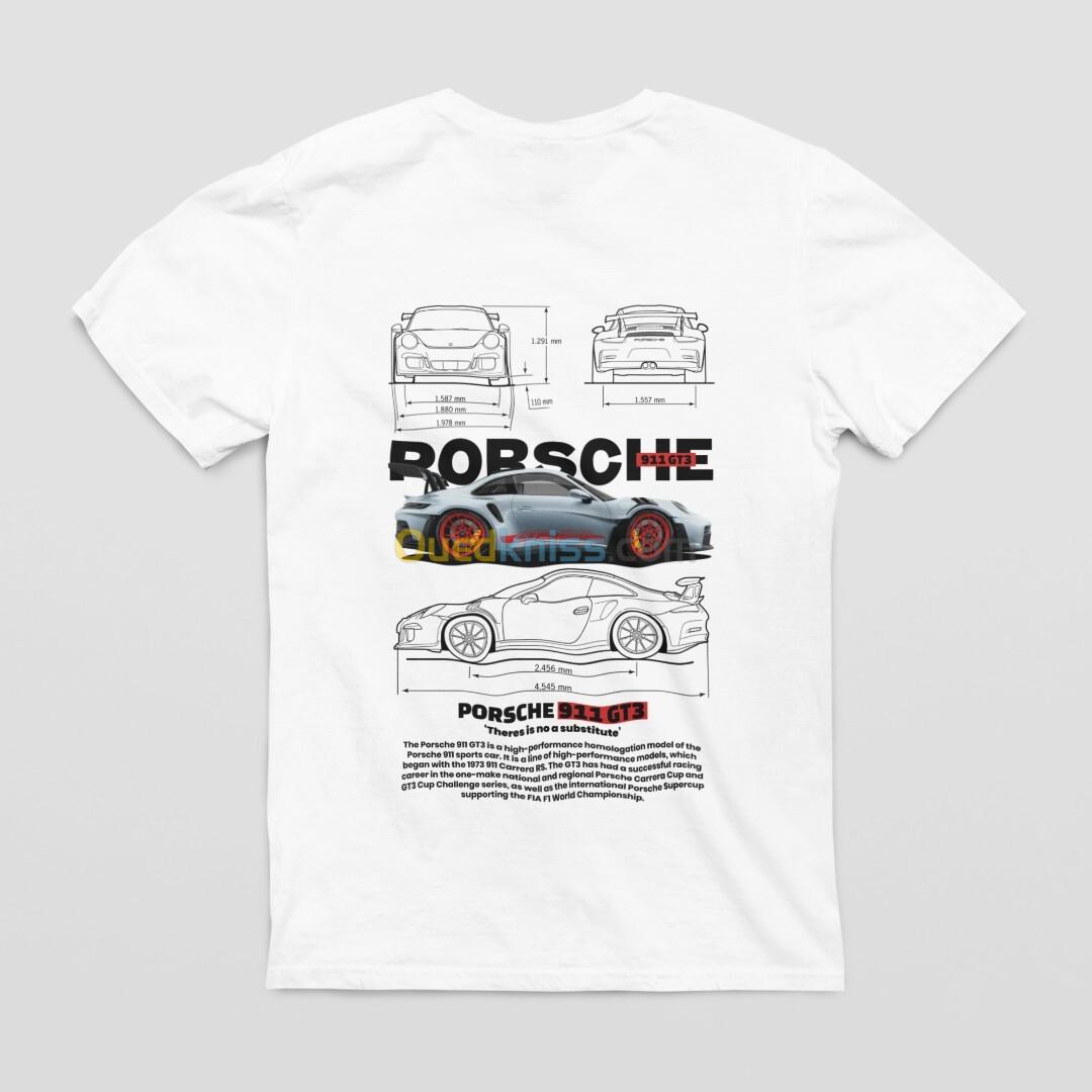 Porsche 911 GT3 - White T-Shirt