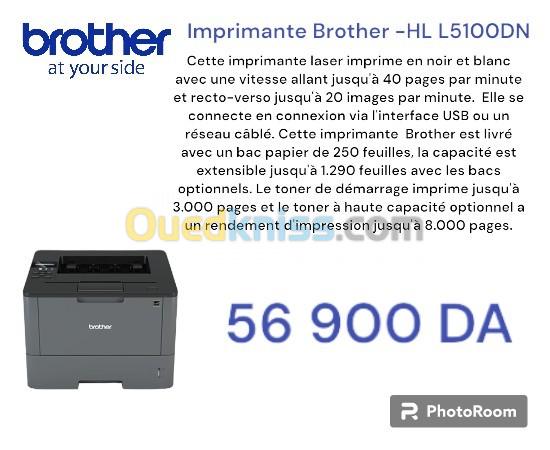 IMPRIMANTE BROTHER LASER HL 5100 MONOCROME - Alger Algeria