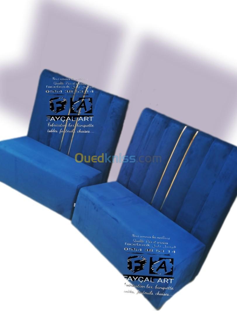 Banquettes et fauteuils مقاعد و أرائك