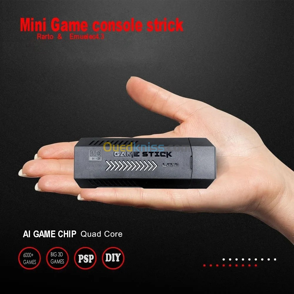 Console Game Stick X2 PLUS New Retro 4K 64GB + 30000 GAMES
