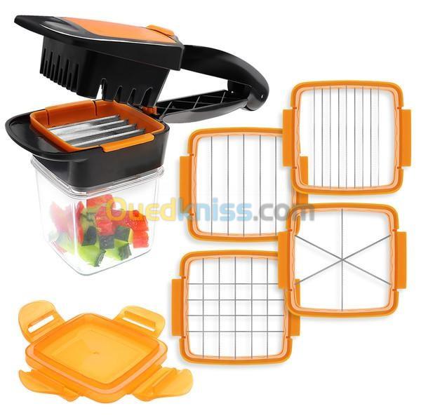 Home Chef Nicer Dicer Multi-Cutter 5en1 Pour Fruits Et Légumes