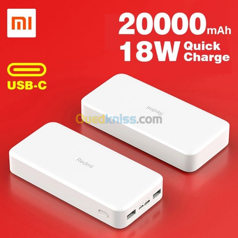 XIAOMI Mi Power Bank 20000mAh fast charge