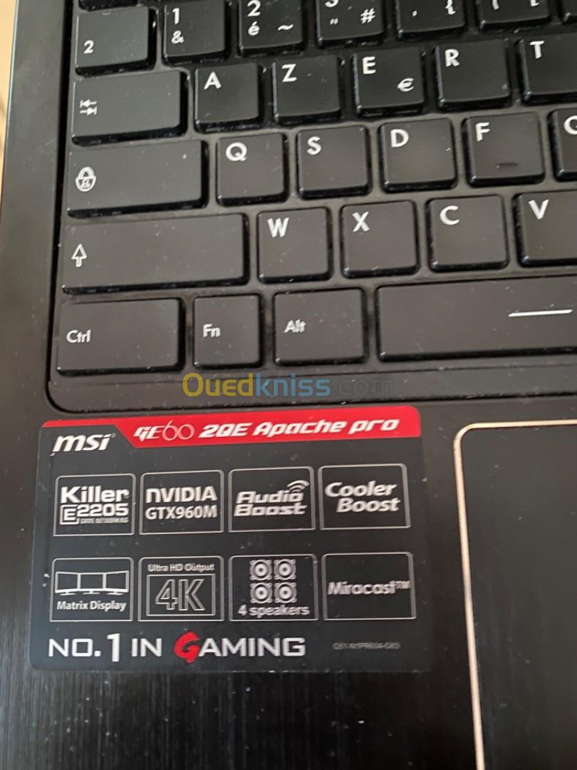 Laptop msi gamer apache pro 