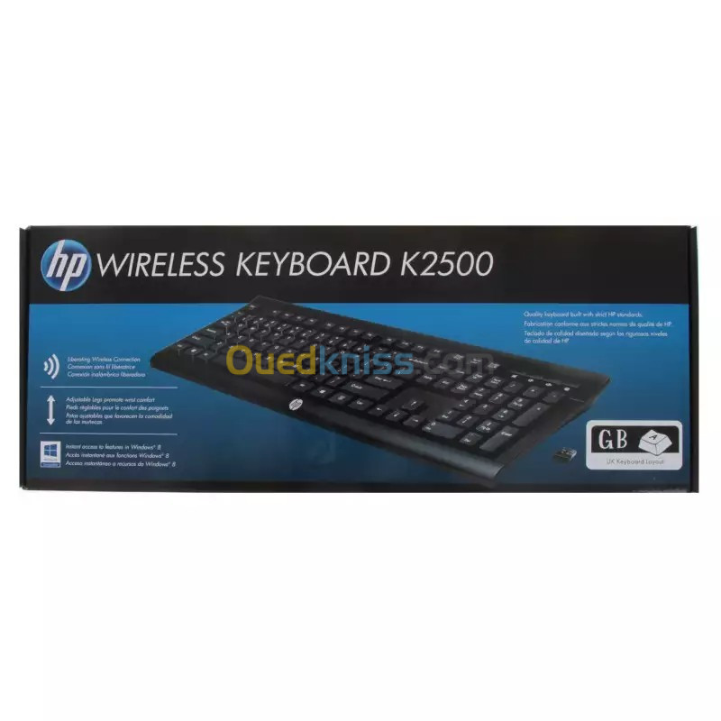 CLAVIER HP K2500 SANS FIL