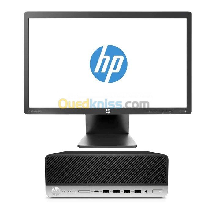 PC HP PRODESK 600 G3 I3-7EME RAM 4GB 128GO SSD 1TB HDD ECRAN 21.5"HP