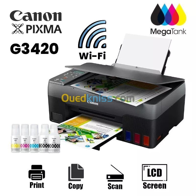 IMPRIMANTE CANON G3420 MULTIFONCTION WIFI