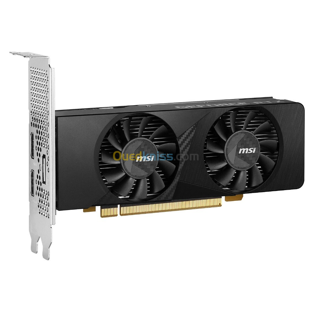 CARTE GRAPHIQUE NVIDIA 6 GO GDDR6 MSI GEFORCE RTX 3050 LP 6G OC