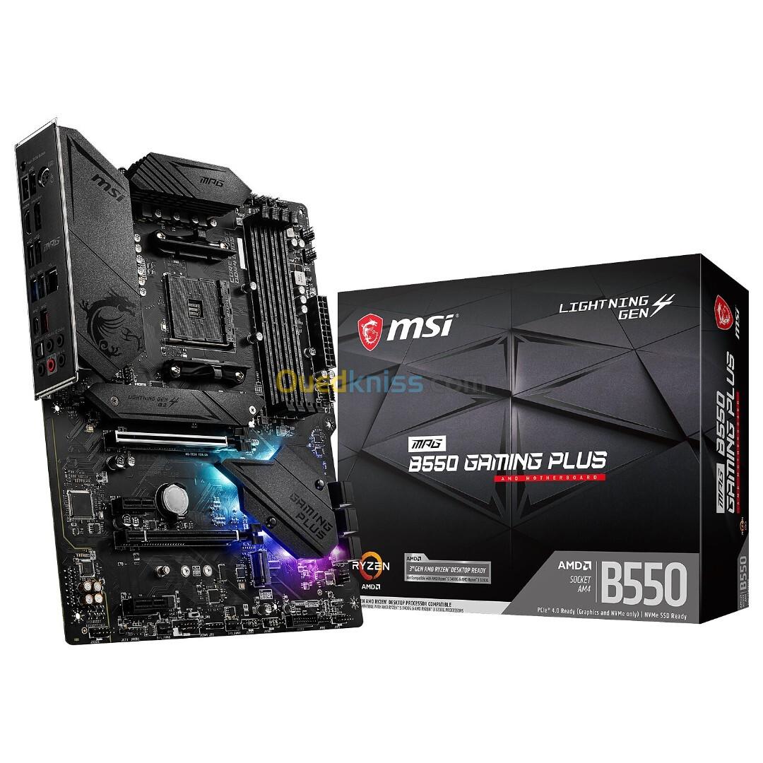 CARTE MERE MSI MPG B550 GAMING PLUS (AM4)