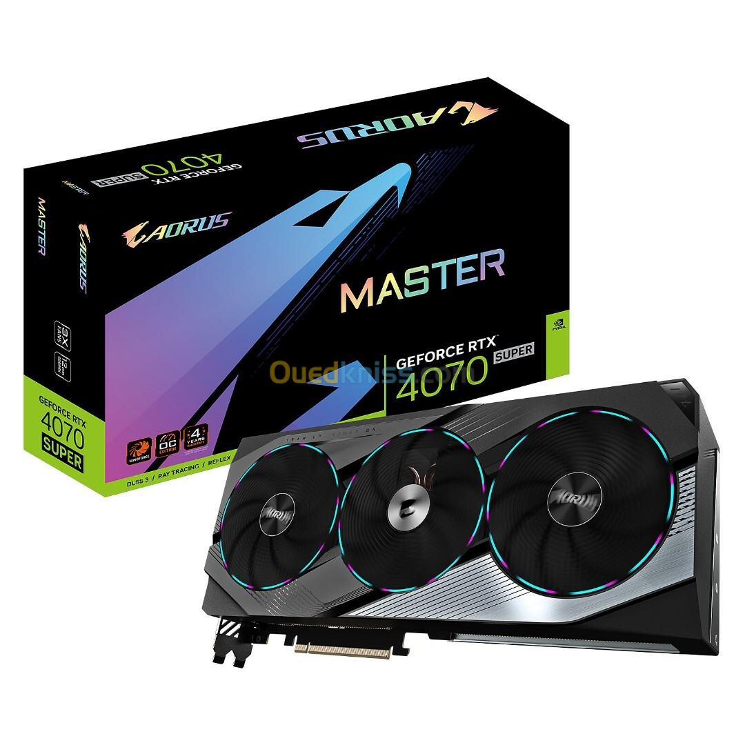 GIGABYTE AORUS GEFORCE RTX 4070 SUPER MASTER 12G