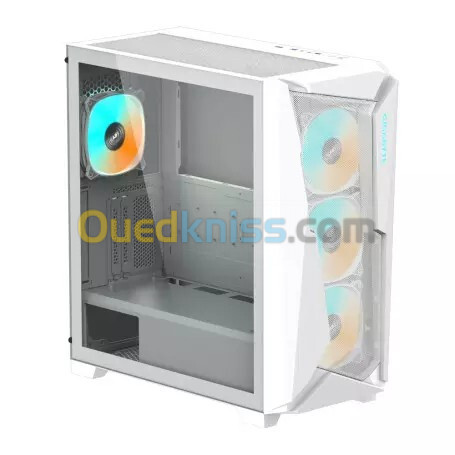 BOITIER GIGABYTE C301 GLASS WHITE V2 ARGB