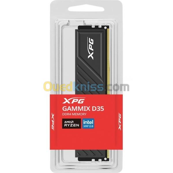 ADATA GAMMIX DDR4 08GO 3600MHZ CL16 D35 BLACK