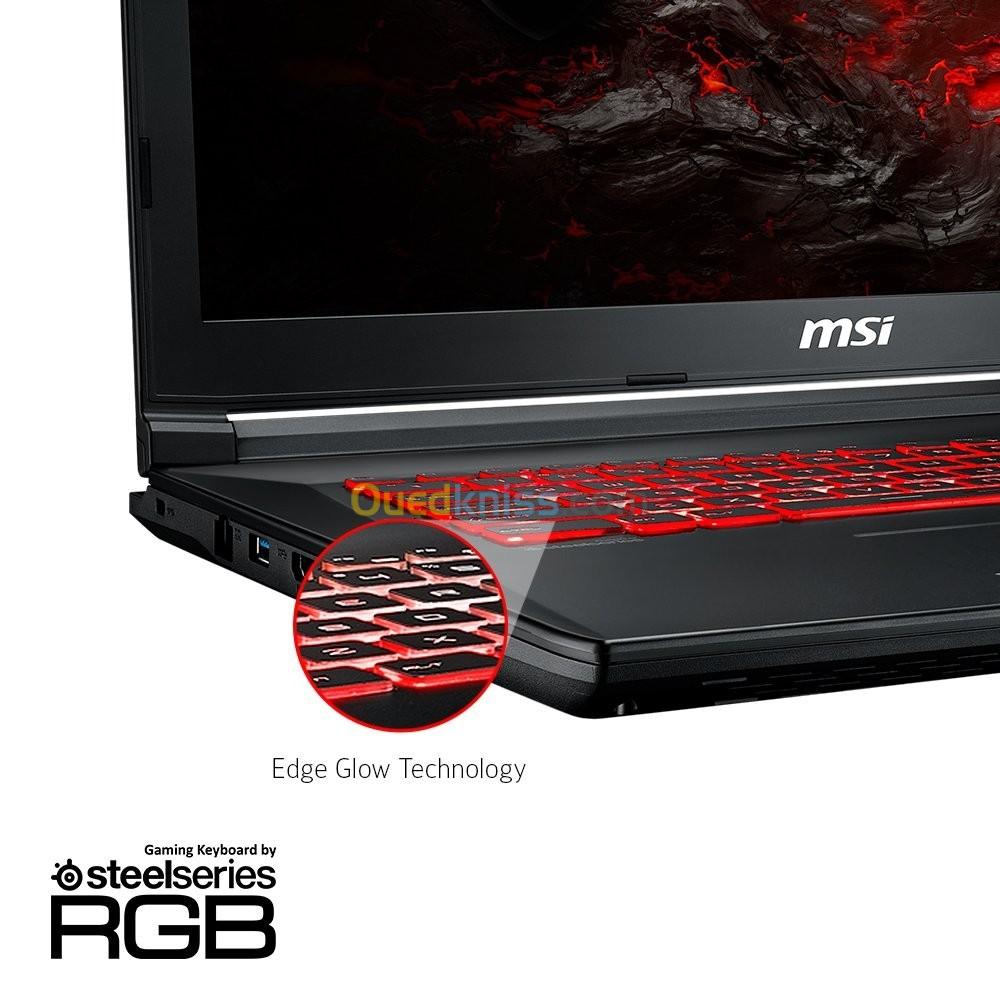 GAMING MSI GL72M 7RDX | INTEL CORE i7-7700HQ | NVIDIA GTX 1050 4GB | 16GB RAM | 1256GB SSD AND HDD