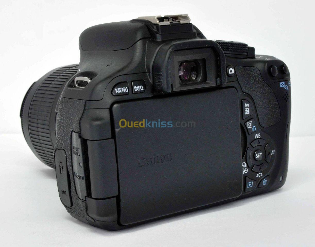 Canon EOS 600D Appareil photo numérique Reflex 18 Mpix Kit Objectif  18-135mm IS Noir