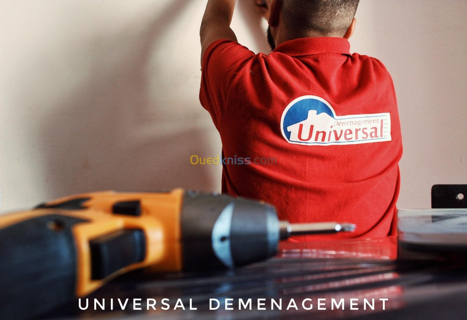 "UNIVERSAL DÉMÉNAGEMENT":ترحيل وفك وتركيب الاثاث