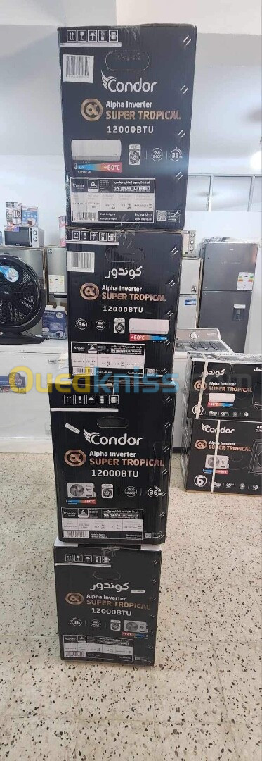 PROMO Climatiseur Condor Super Tropical inventer 12BTU 79000Da