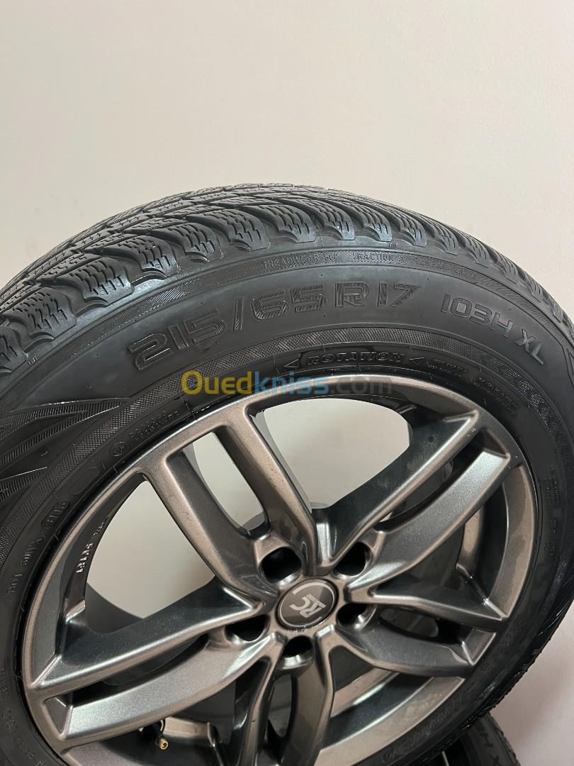 4 Roues completes 215/65 R17 pour VW Tiguan / SKODA / AUDI