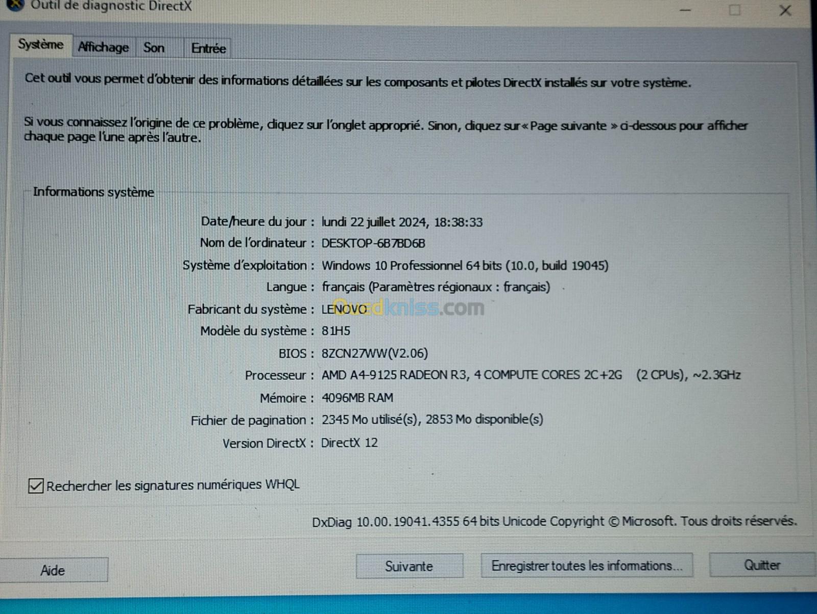 Laptop LENOVO ideapad 130-15AST