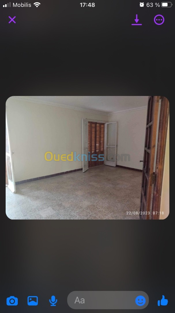 Location Appartement F4 El Tarf Ben mehdi