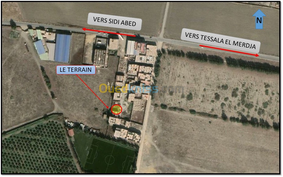 Vente Terrain Alger Tessala el merdja