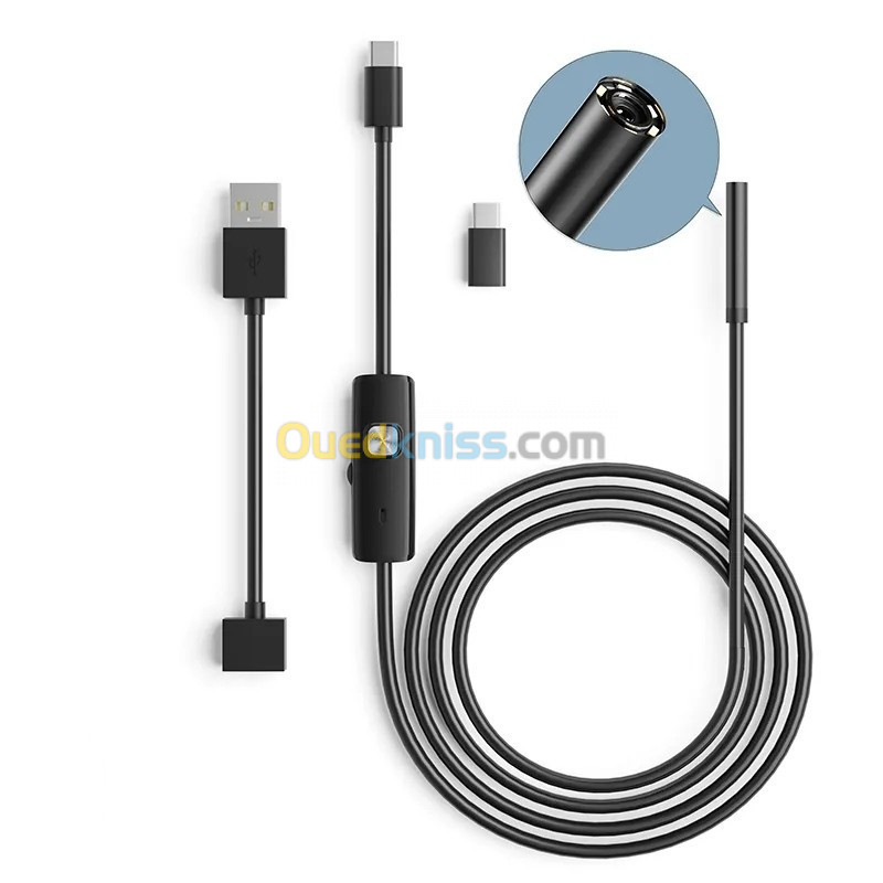 كاميرا المنظار 1 متر Caméra Endoscope